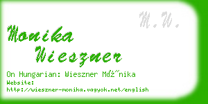 monika wieszner business card